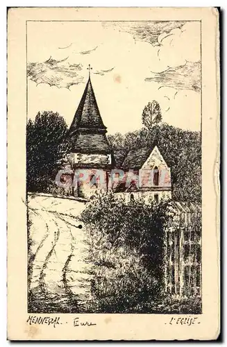 Mennestral - L&#39Eglise - Cartes postales