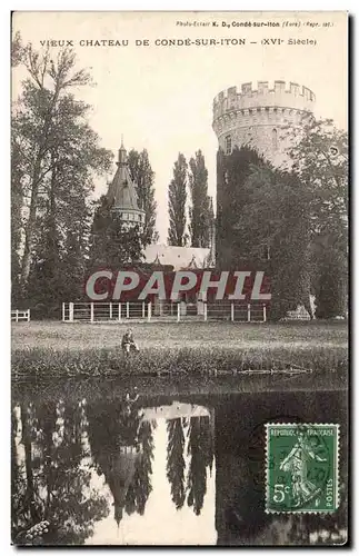 Conde sur Iton - Vieux Chateau - Cartes postales