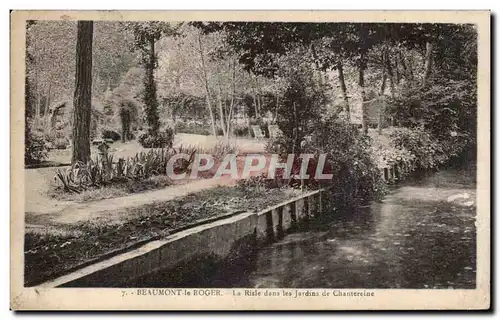 Beaumont le Roger - La Risle dans les Jardins - Cartes postales