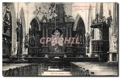 Pont de l'Arche - Interieur de l'Eglise - Cartes postales