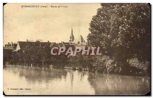 Nonancourt - Bords de l&#39Avre - Cartes postales