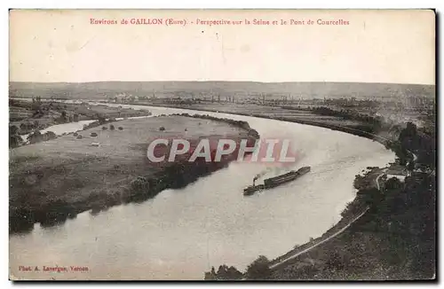 Environs de Gaillon - Perspective sur la Seine - Ansichtskarte AK