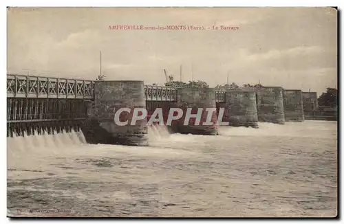 Amereville sous les Monts -Le Barrage - Ansichtskarte AK