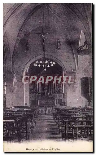 Gasny - Interieur de l'Eglise - Cartes postales