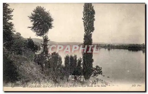 Caudebec en Caux a Villequier - Les Bords de la Seine - Ansichtskarte AK