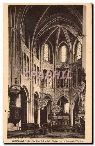 Abondance - Interieur de l&#39Eglise - Cartes postales