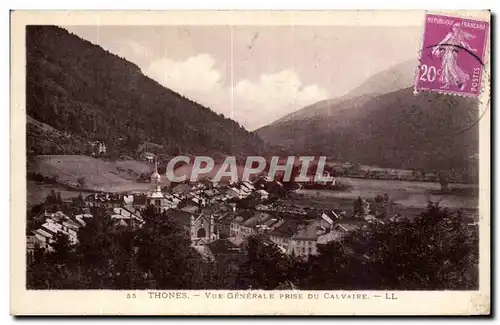 Thones - Vue Generale prise du Calvaire - Cartes postales