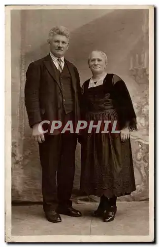 CARTE PHOTO Fantaisie - Proud Couple - Ansichtskarte AK