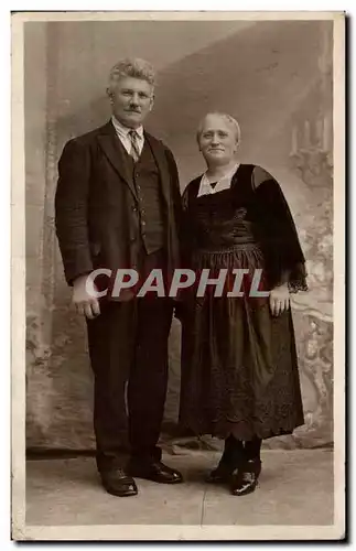 CARTE PHOTO Fantaisie - Proud Couple - Cartes postales