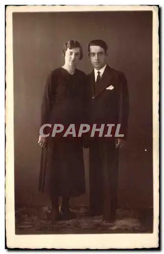 CARTE PHOTO Fantaisie - Couple - Ansichtskarte AK