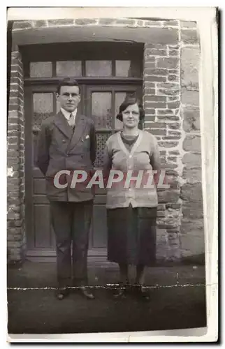 CARTE PHOTO Fantaisie - Couple - Ansichtskarte AK