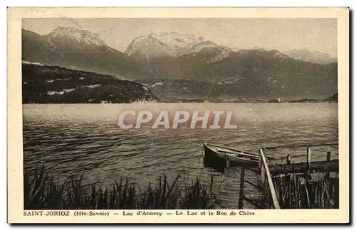 Saint Jorioz - Lac d&#39Annecy - Le Lac et le Roc de Chere - Ansichtskarte AK