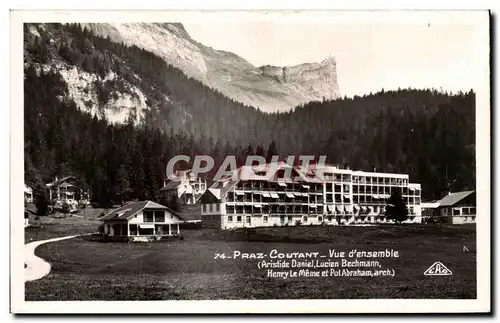 Moderne Karte Praz Coutant Vue d&#39ensemble