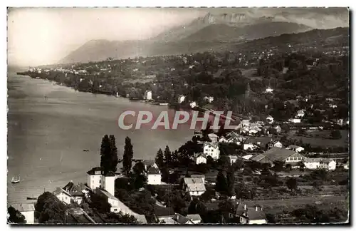 Moderne Karte Amphion les Bains et le lac Leman