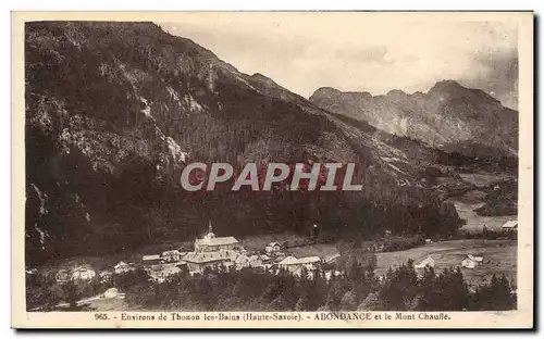Ansichtskarte AK Environ de Thonon les Bains Abondance et le Mont Chauffe