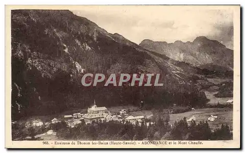 Cartes postales Environ de Thonon les Bains Abondance et le Mont Chauffe