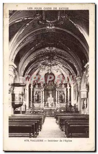 Cartes postales Valloire Interieur de l&#39eglise