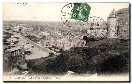 Cartes postales Dieppe La ville et le chateau