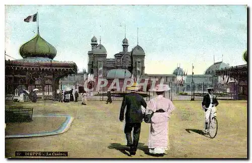 Cartes postales Dieppe Le casino