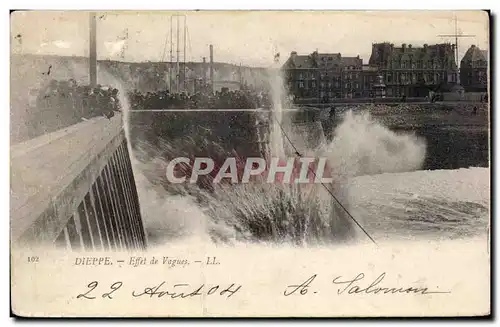 Ansichtskarte AK Dieppe Effet de vagues