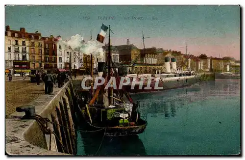 Cartes postales Dieppe Le port