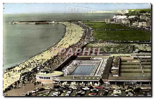 Moderne Karte Dieppe Vue generale de la plage