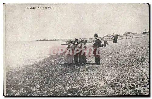 Cartes postales Dieppe La plage