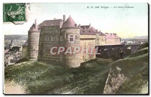 Cartes postales Dieppe Le vieux chateau