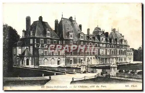 Cartes postales Eu Le chaetau cote du parc