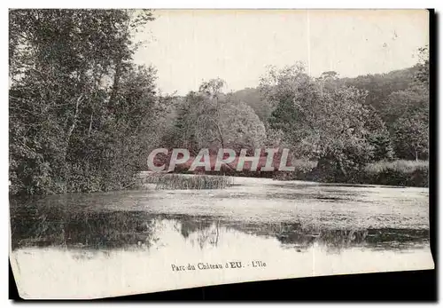 Cartes postales Eu Parc du chateau l&#39ile