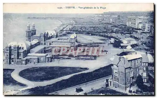 Cartes postales Dieppe Vue generale de la plage