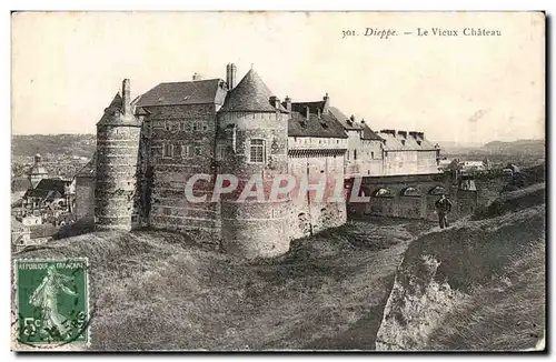 Cartes postales Dieppe Le vieux chateau