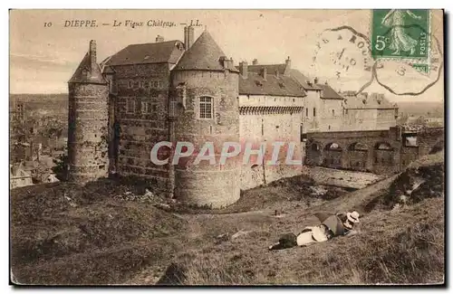 Cartes postales Dieppe le vieux chateau