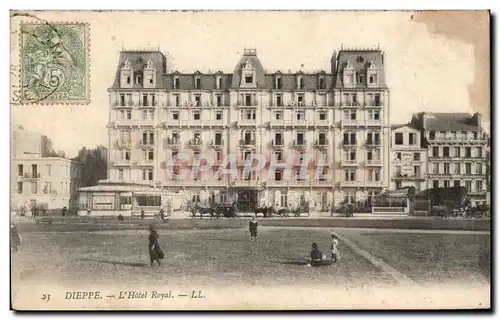 Dieppe - L&#39Hotel Royal - Cartes postales