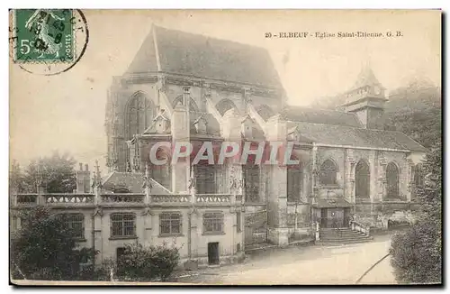 Elbeuf St Aubin - L&#39Eglise Saint Etienne - Ansichtskarte AK