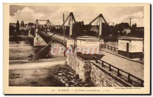 Elbeuf - Le Pont Suspendu - Cartes postales