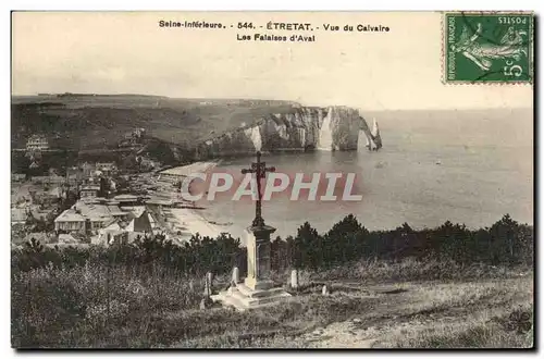 Etretat - Vue du Calvaire - Ansichtskarte AK