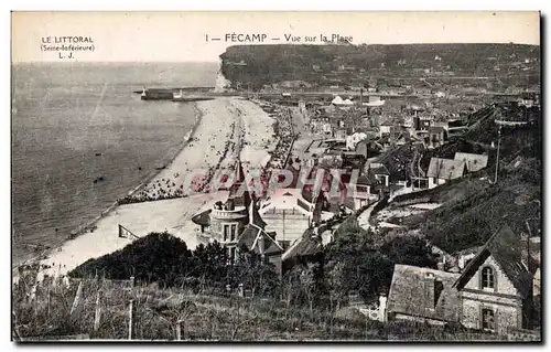 Fecamp - Vue sur la Plage - Cartes postales