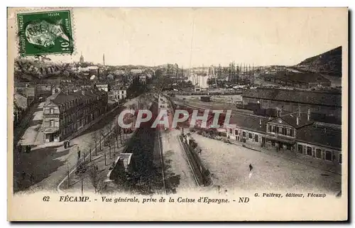 Fecamp - Vue Generale prise de la Caisse d&#39 Epargne - Ansichtskarte AK