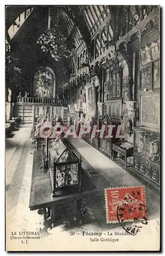 Fecamp - La Benedictine - Salle Gothique - Cartes postales