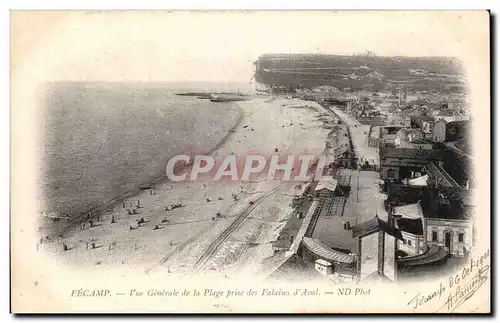 Fecamp - Vue Generale de la Plage - Ansichtskarte AK