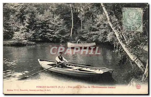 Forges les Eaux - Une Partie du Lac de l&#39Etablissement Thermal - Cartes postales