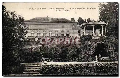 Forges les Eaux - Vue d&#39Ensemble du Casino et des Grottes - Cartes postales