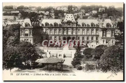 Le Havre - L&#39Hotel de Ville - Jardin Public - Cartes postales