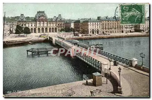 Le Havre - Bassin du Commerce La Bourse - Ansichtskarte AK