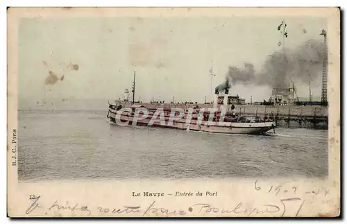 Le Havre - Entree du Port - Cartes postales