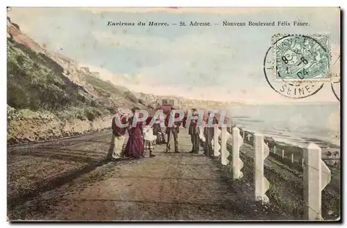 Sainte Adresse - Nouveau Boulevard Felix Faure - Ansichtskarte AK