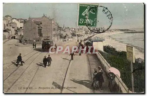 Le Havre - Perspective du Boulevard Maritime - Ansichtskarte AK