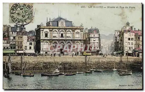 Le Havre - Le Musee et Rue de Paris - Cartes postales