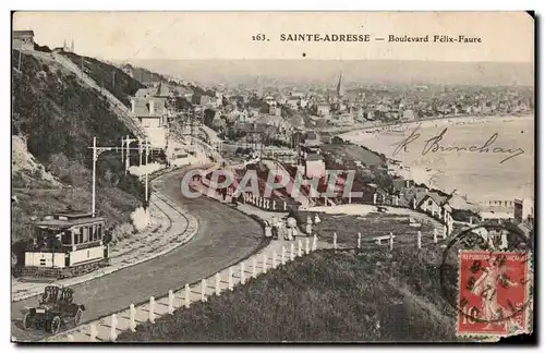 Ansichtskarte AK Sainte Adresse Boulevard Felix Faure